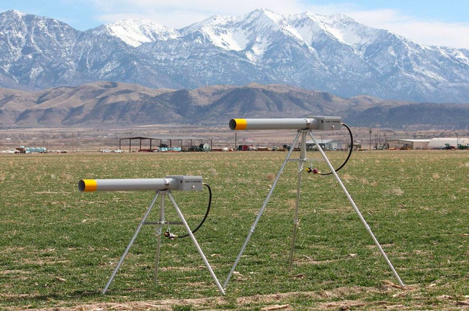 bird scarer propane cannons