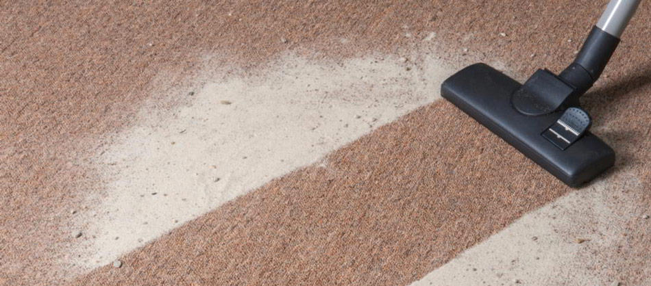 vacuum after applying carpet powder