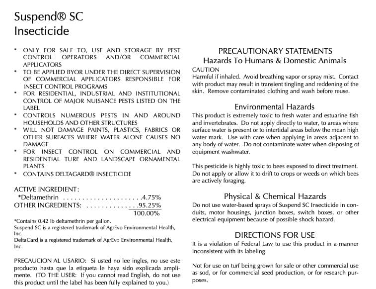 suspend sc insecticide label review