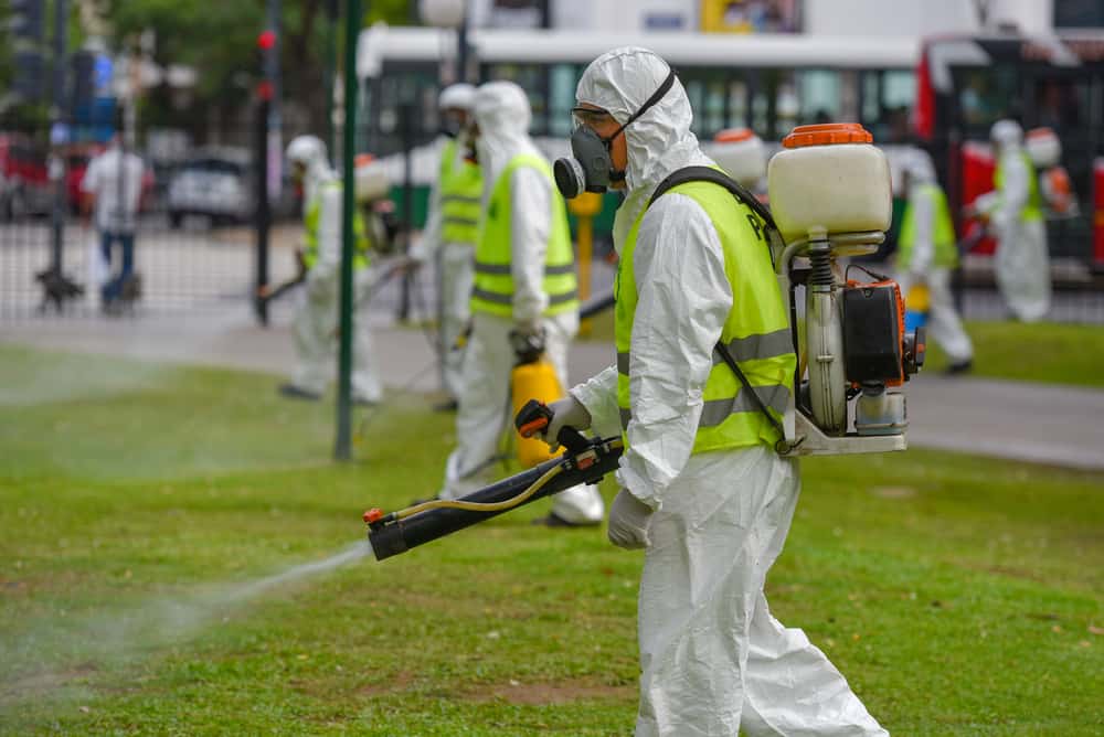 fumigation in park